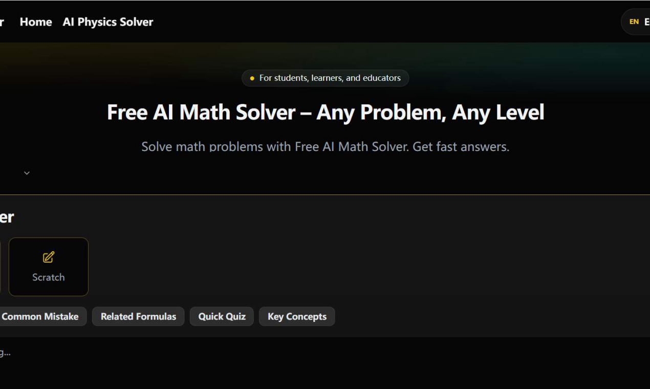 Cover image for Free AI Math Solver – Any Problem, Any Level