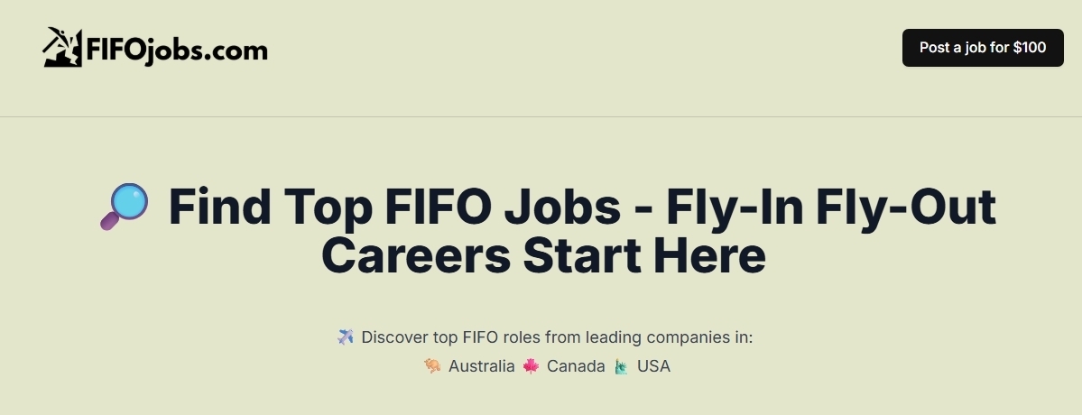 Cover image for FIFO Jobs