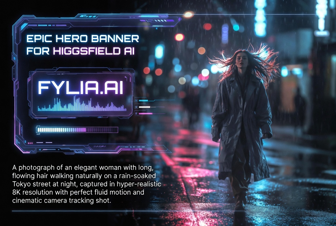 Cover image for Higgsfield AI on Fylia.ai: A Practical Look at Creating Cinematic Videos That Actually Feel Real