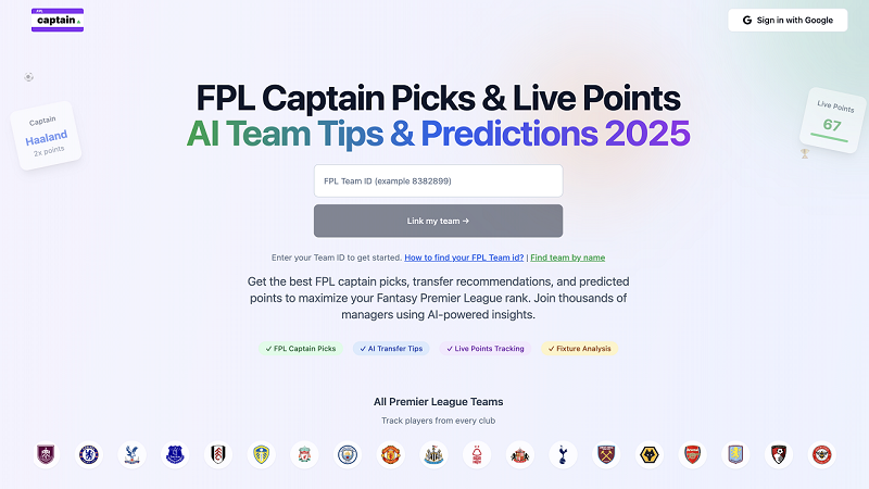 Cover image for FPL Captain