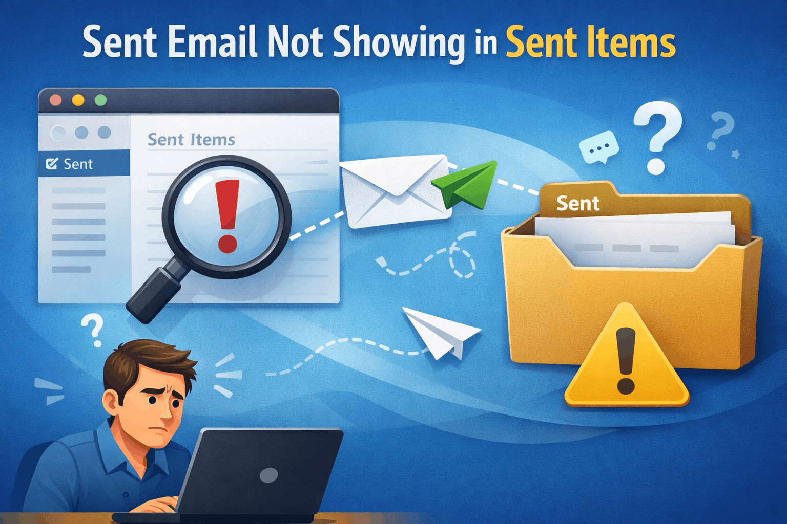 Cover image for Sent Email Not Showing in Sent Items