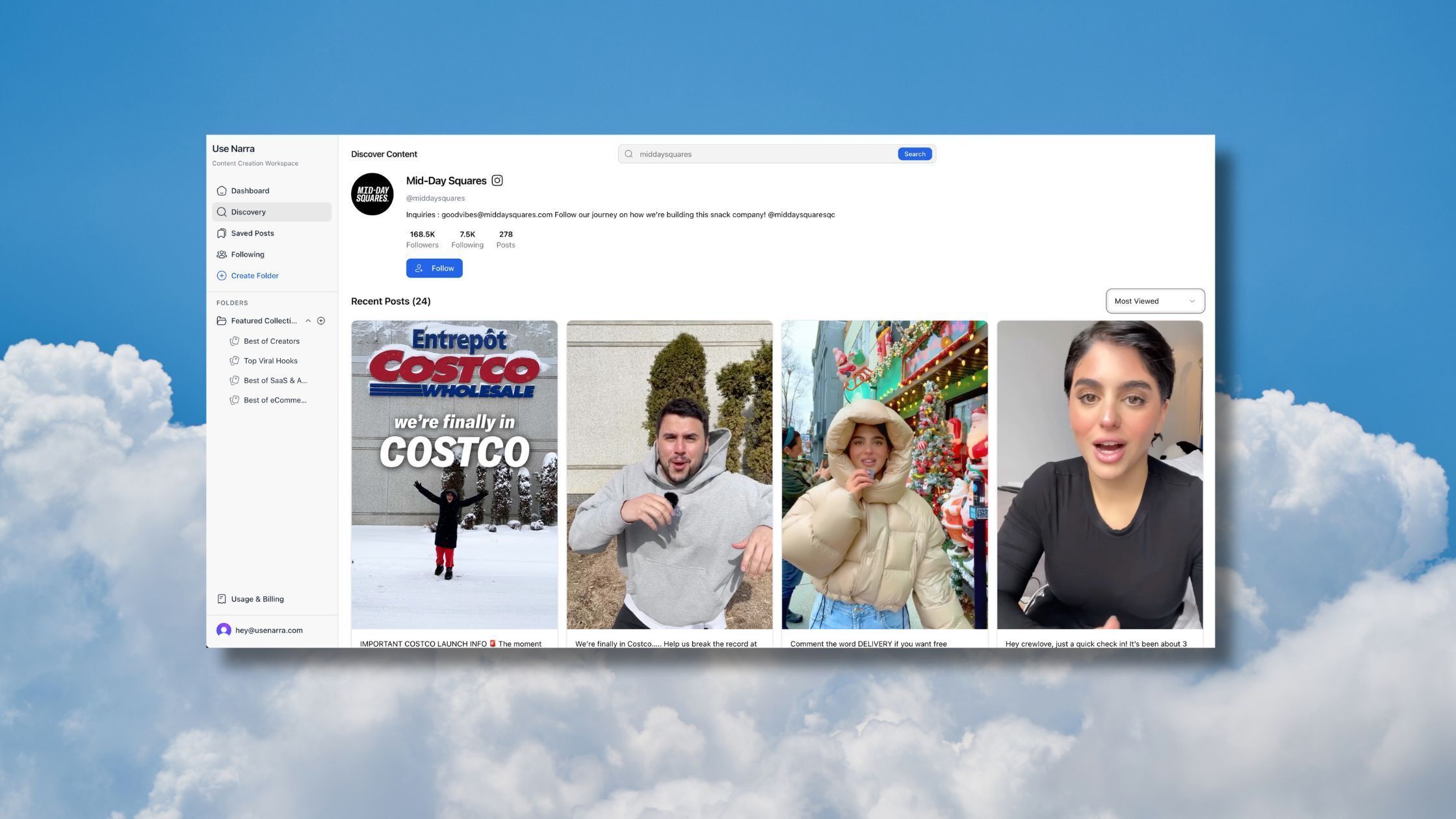 Cover image for Narra – The Smart Way to Discover & Create Viral Short-Form Content