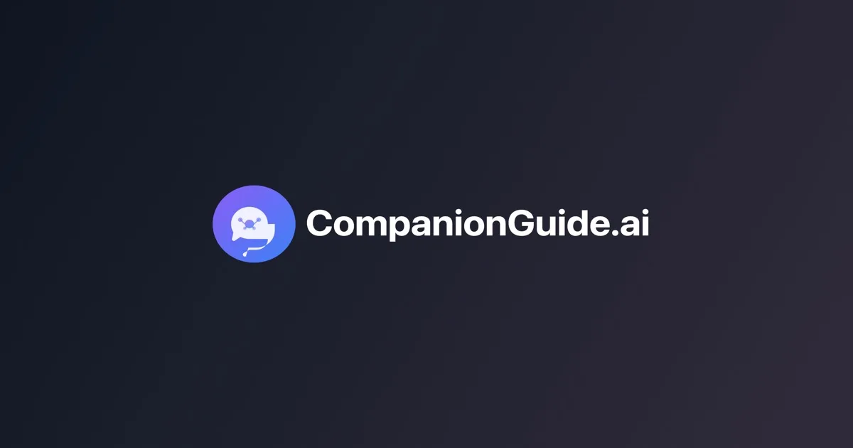 Cover image for CompanionGuide: Expert Reviews of AI Companions and Chatbots
