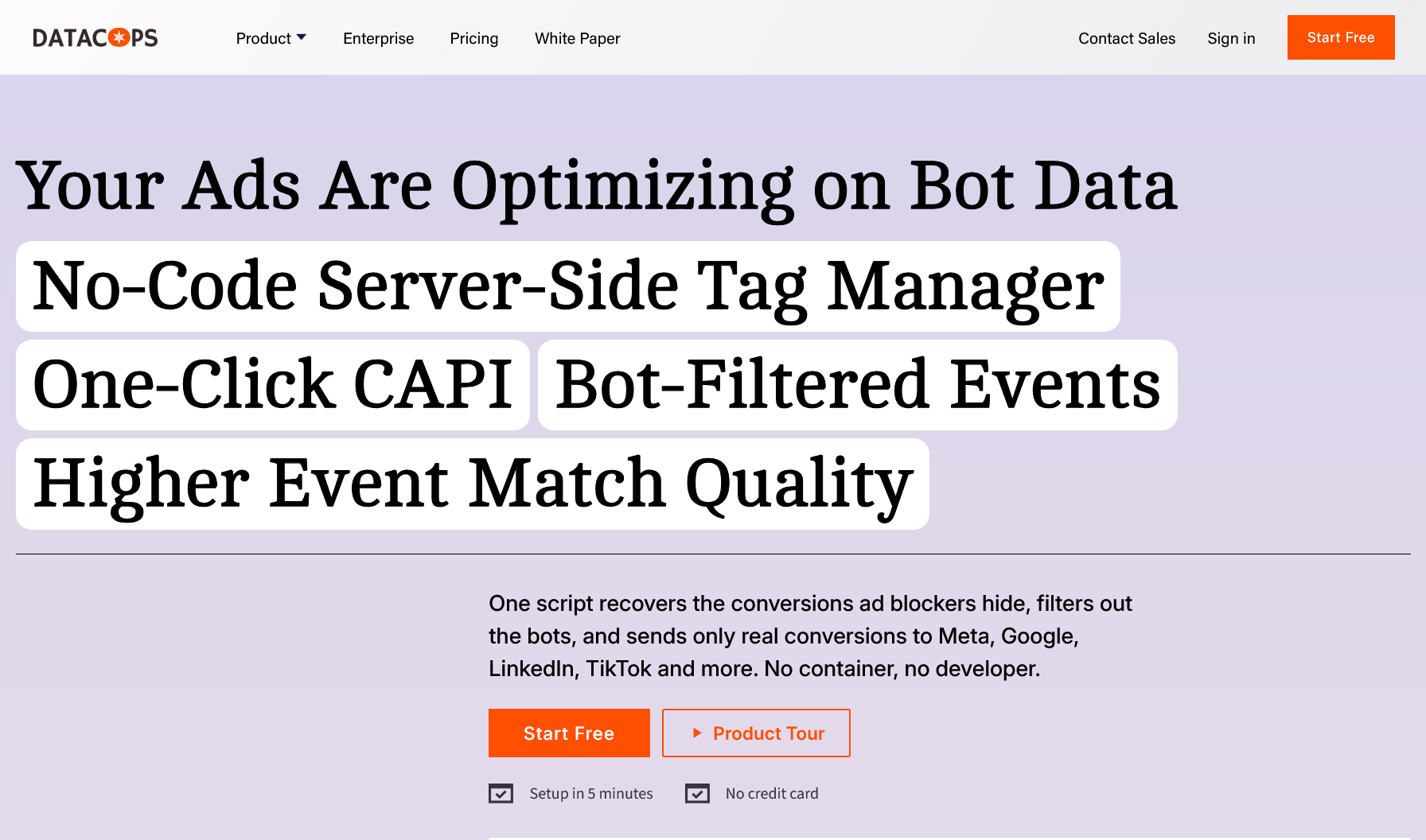 Cover image for Datacops - Stop optimizing your ads on bot data.
