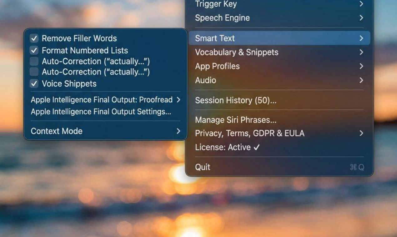 Cover image for Hush Touch | Voice-to-Text for MacOS