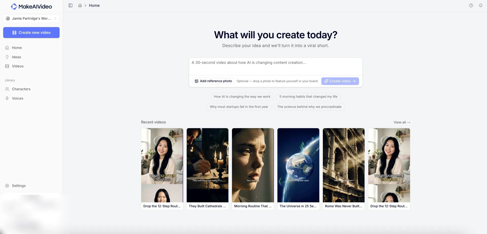 Cover image for MakeAIVideo
