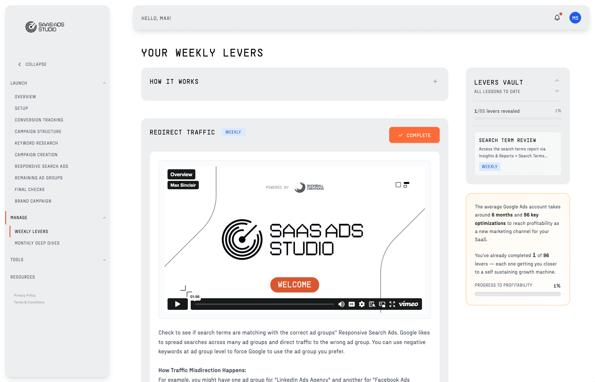 Cover image for The SaaS Ads Studio