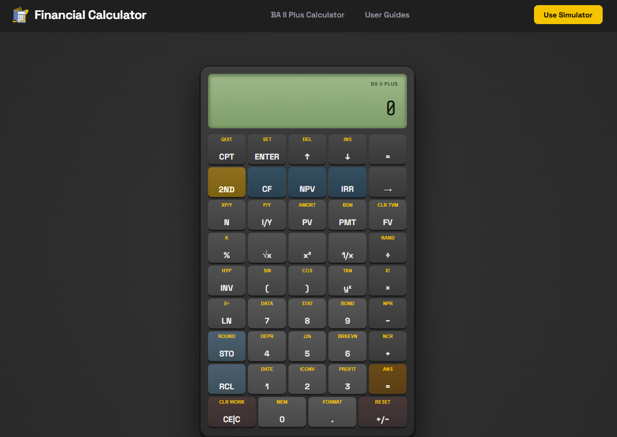 Cover image for The Modern Way to Practice: BA II Plus Financial Calculator Online