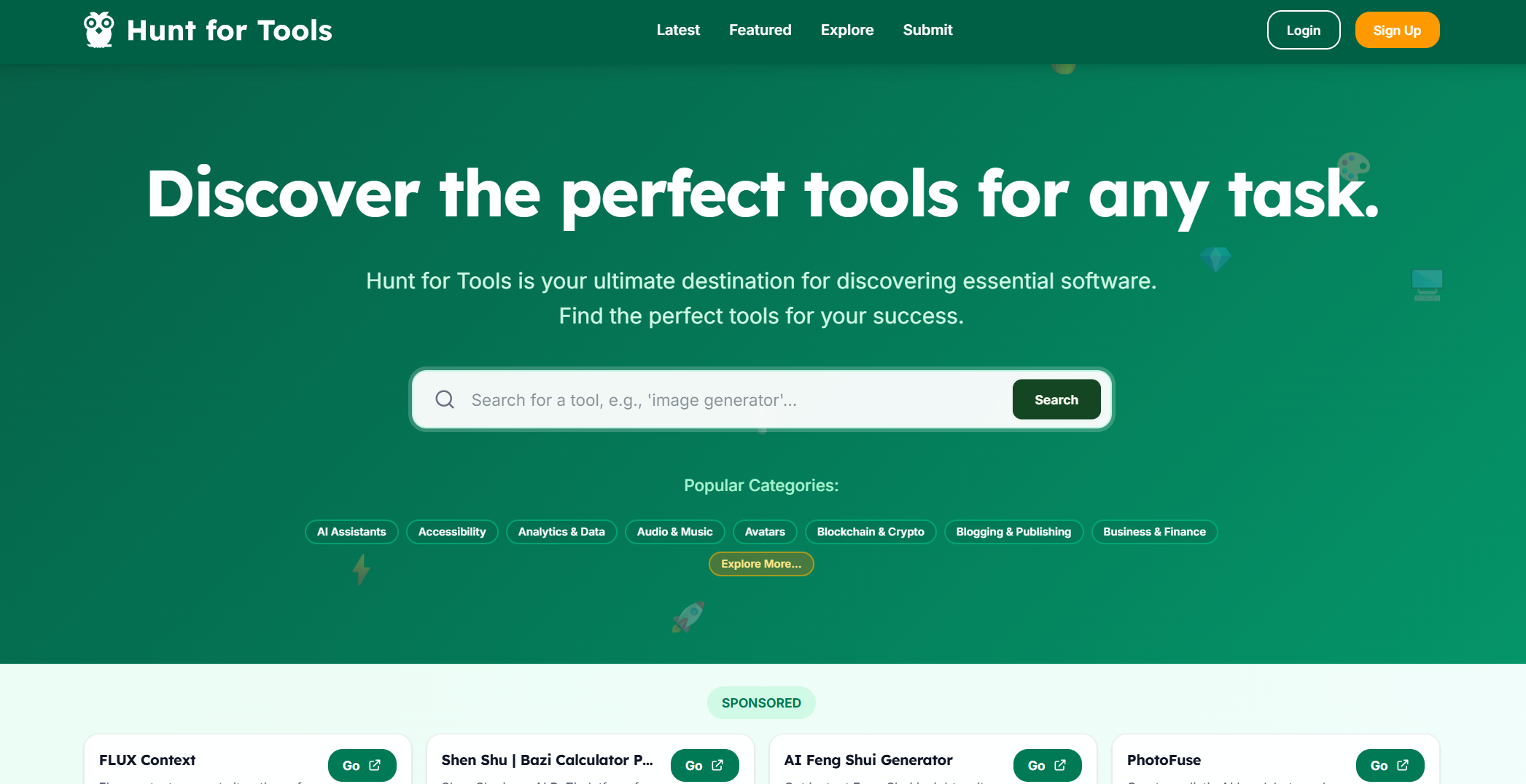 Cover image for # 🔍 Discover the Best AI Tools with Hunt for Tools