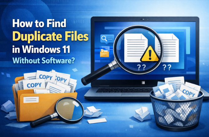 Cover image for How to Find Duplicate Files in Windows 11 Without Software?