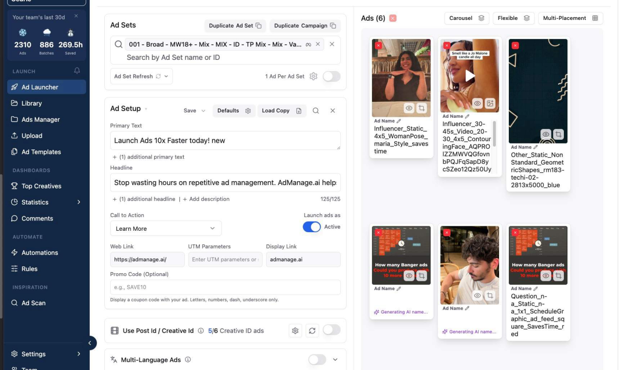 Cover image for Admanage AI