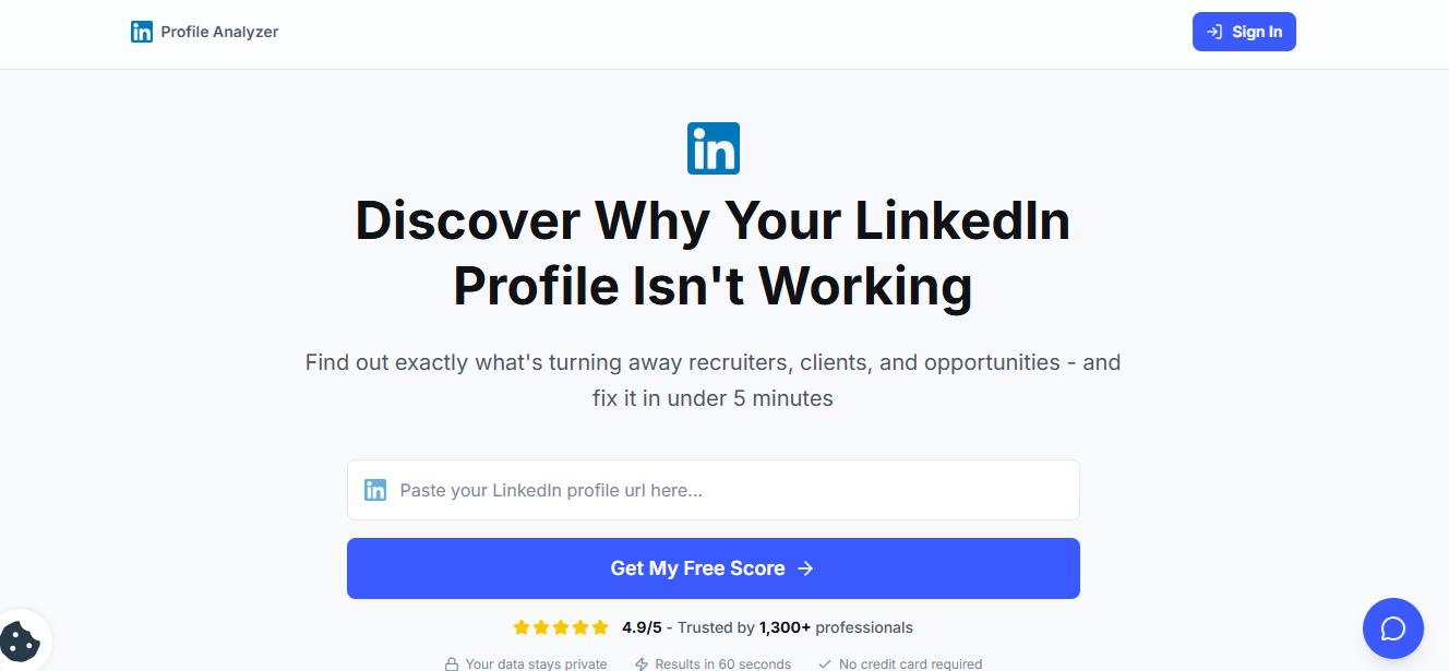 Cover image for LinkedIn Profile Audit by HookTide