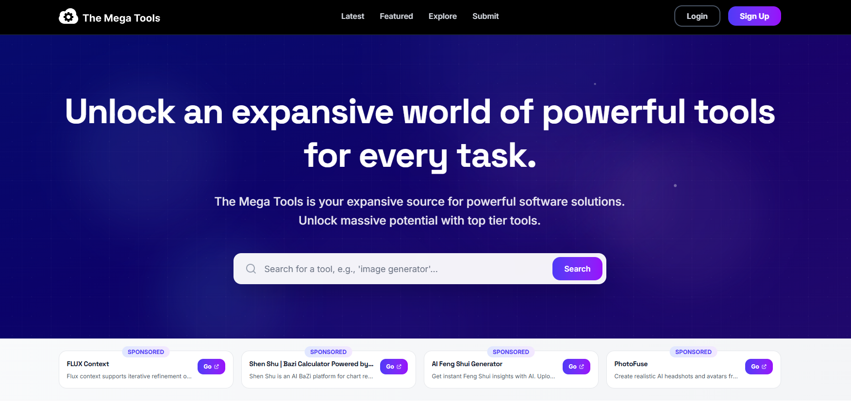 Cover image for The Mega Tools