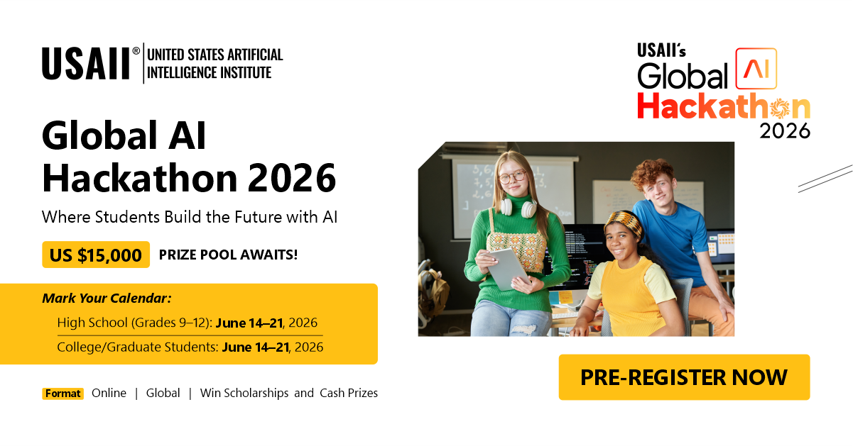 Cover image for USAII’s Global AI Hackathon 2026 | Virtual Student Competition