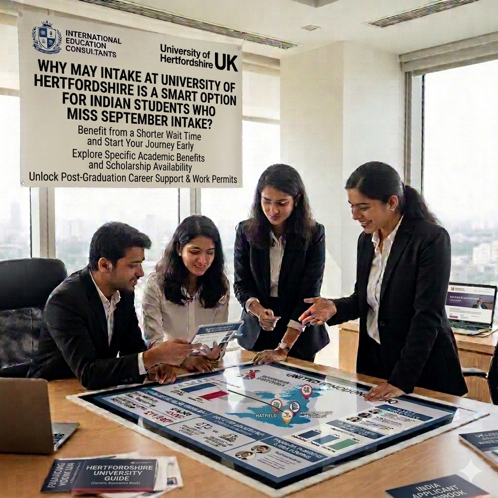 Cover image for Why May Intake at University of Hertfordshire Is a Smart Option for Indian Students Who Miss September Intake?