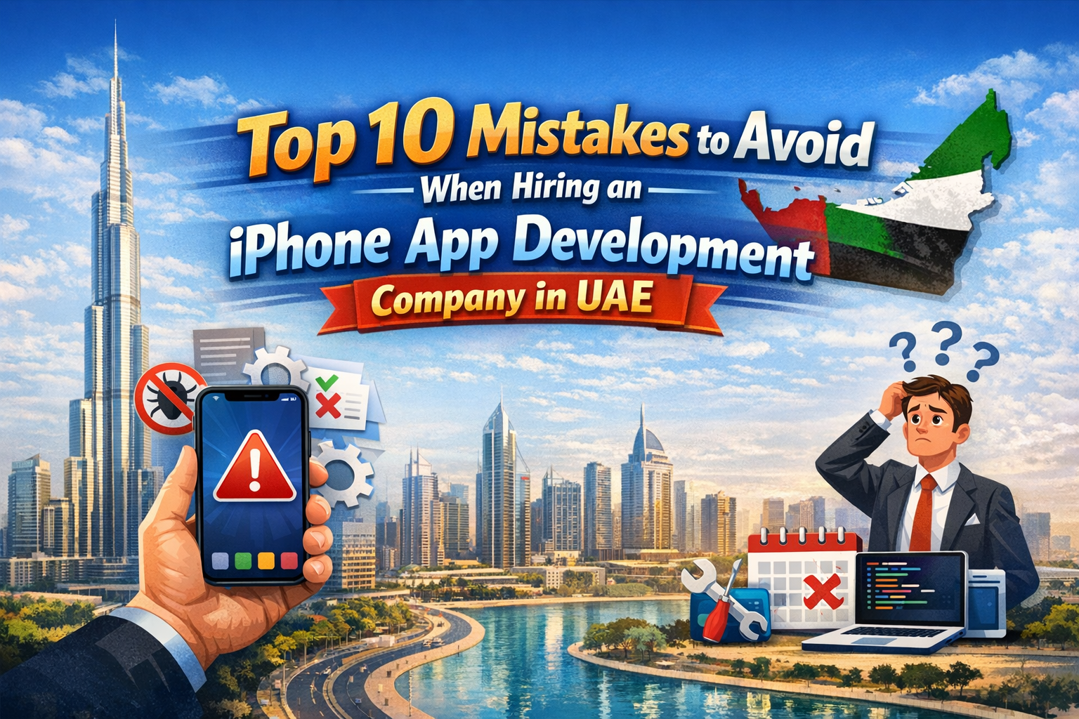 Cover image for Top 10 Mistakes to Avoid When Hiring an iPhone App Development Company in UAE