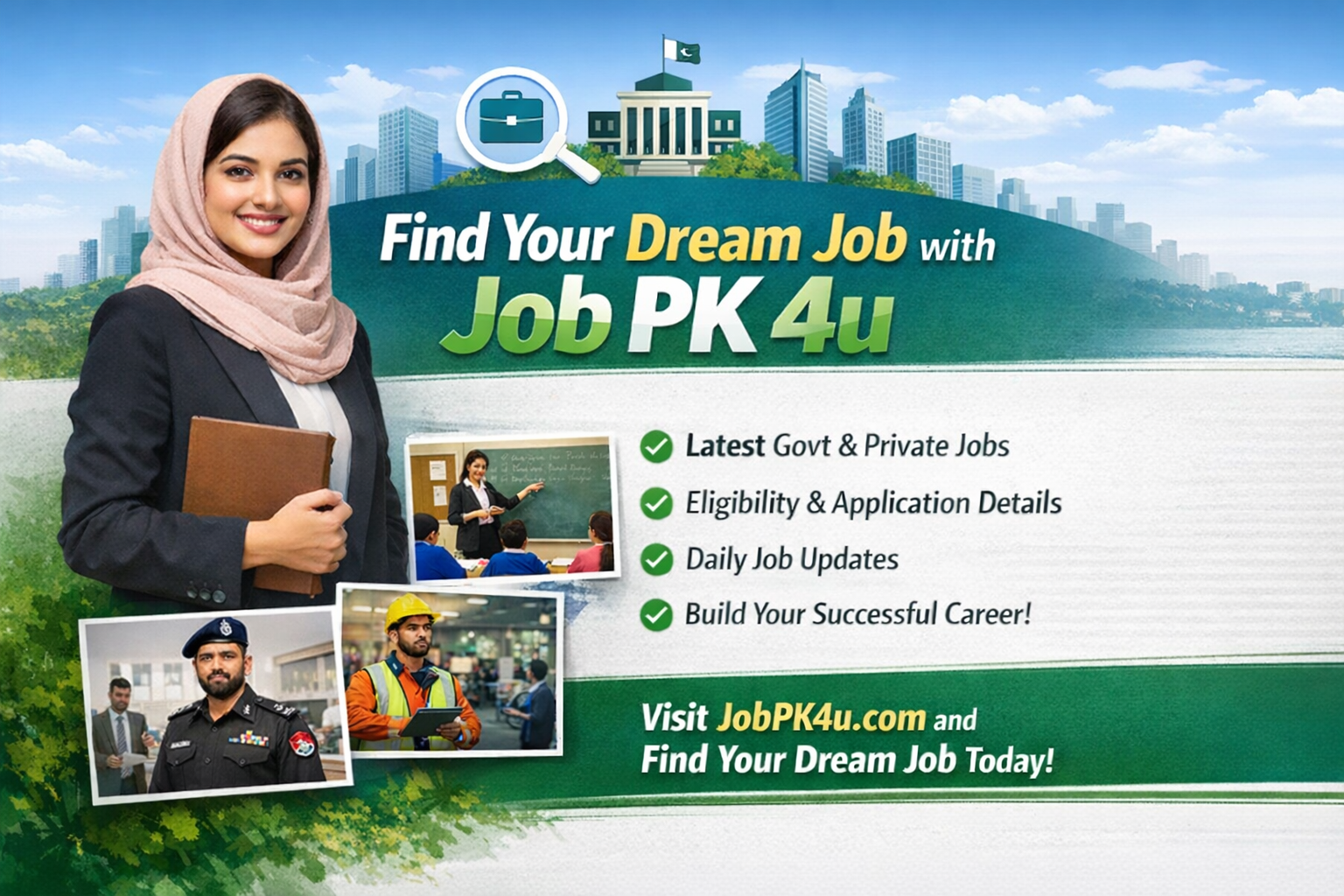 Cover image for Job PK 4U – Your Trusted Source for Latest Jobs in Pakistan