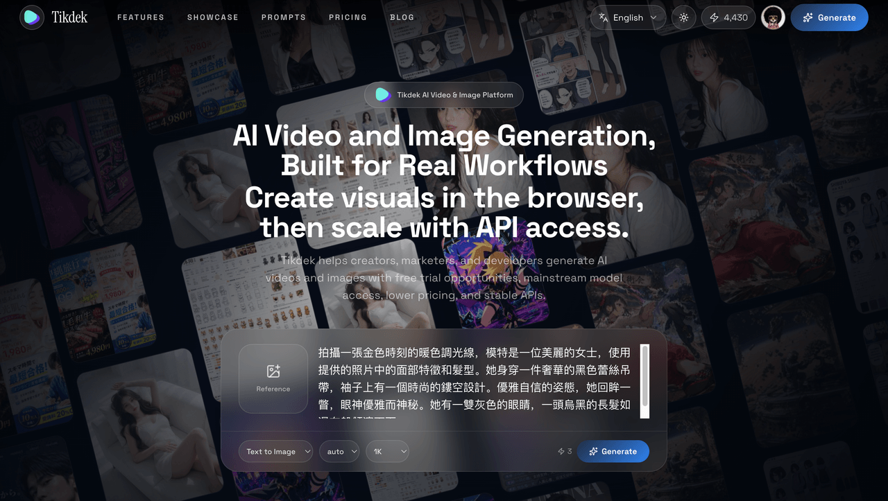 Cover image for Tikdek - AI Video Generator & AI Image Generator