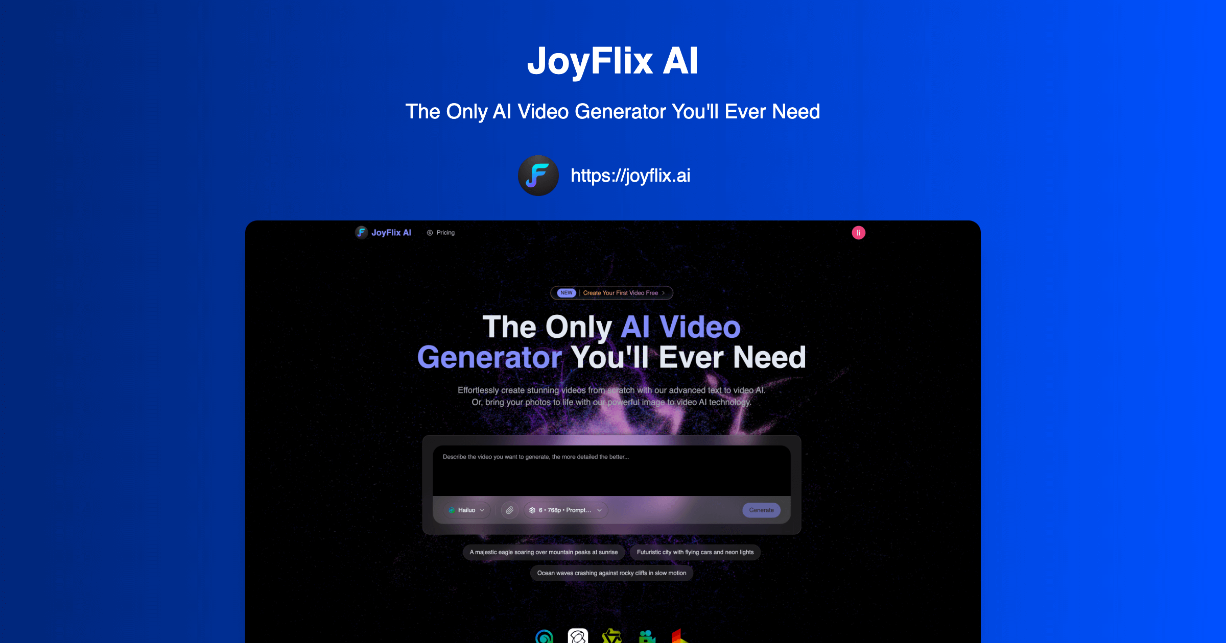Cover image for JoyFlix AI: The Only AI Video Generator You'll Ever Need