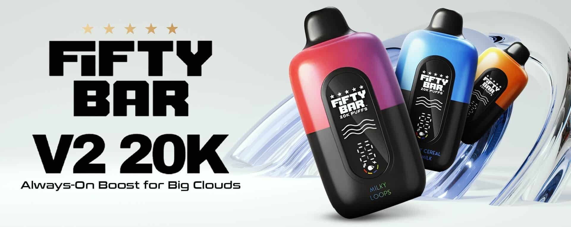 Cover image for Fifty Bar V2 Disposable Review: A Complete Guide to the 20k Puff Powerhouse