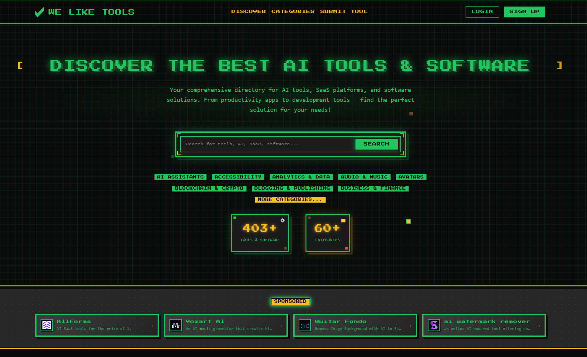 Cover image for We Like Tools
