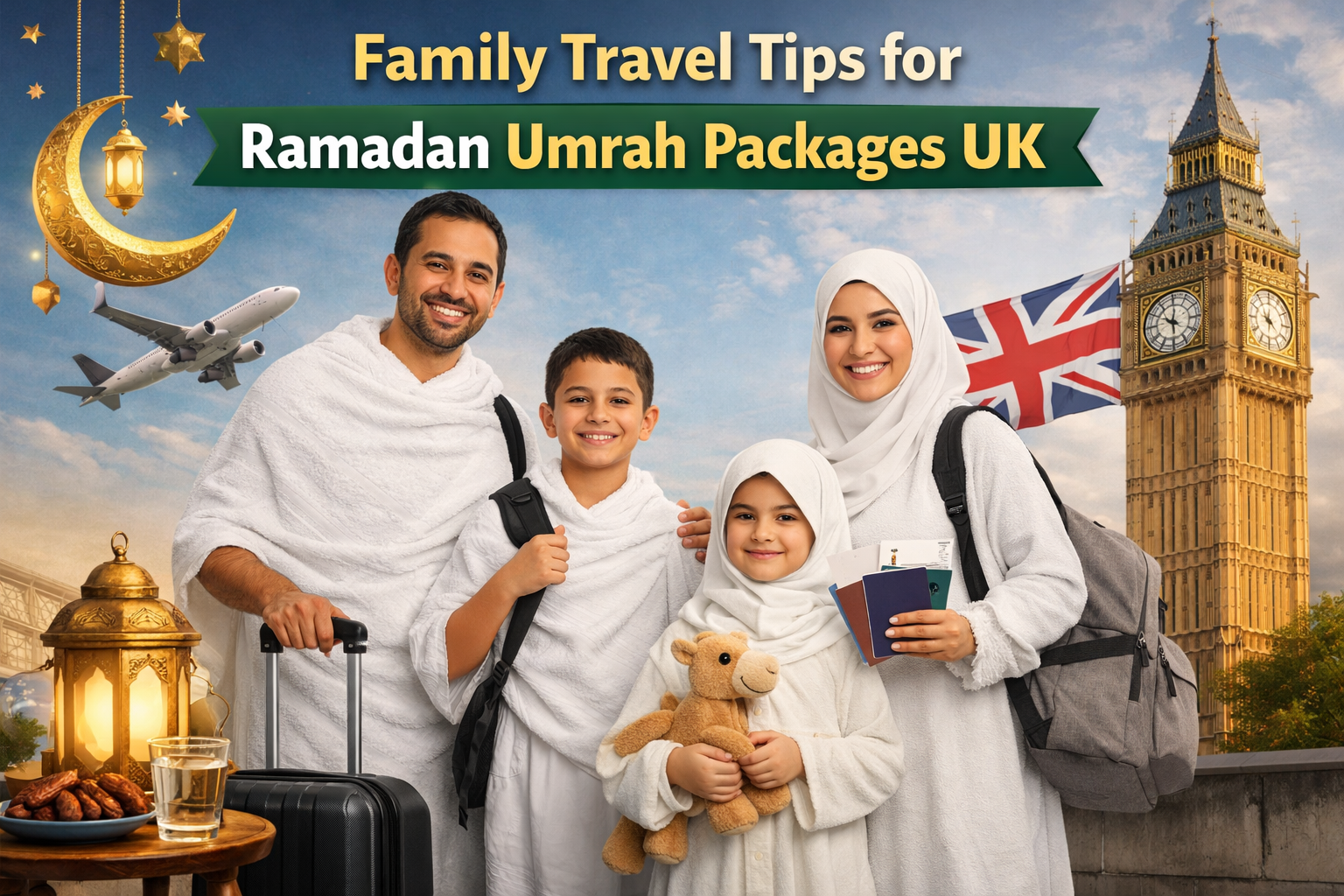 Cover image for Family Travel Tips for UK Ramadan Umrah Packages