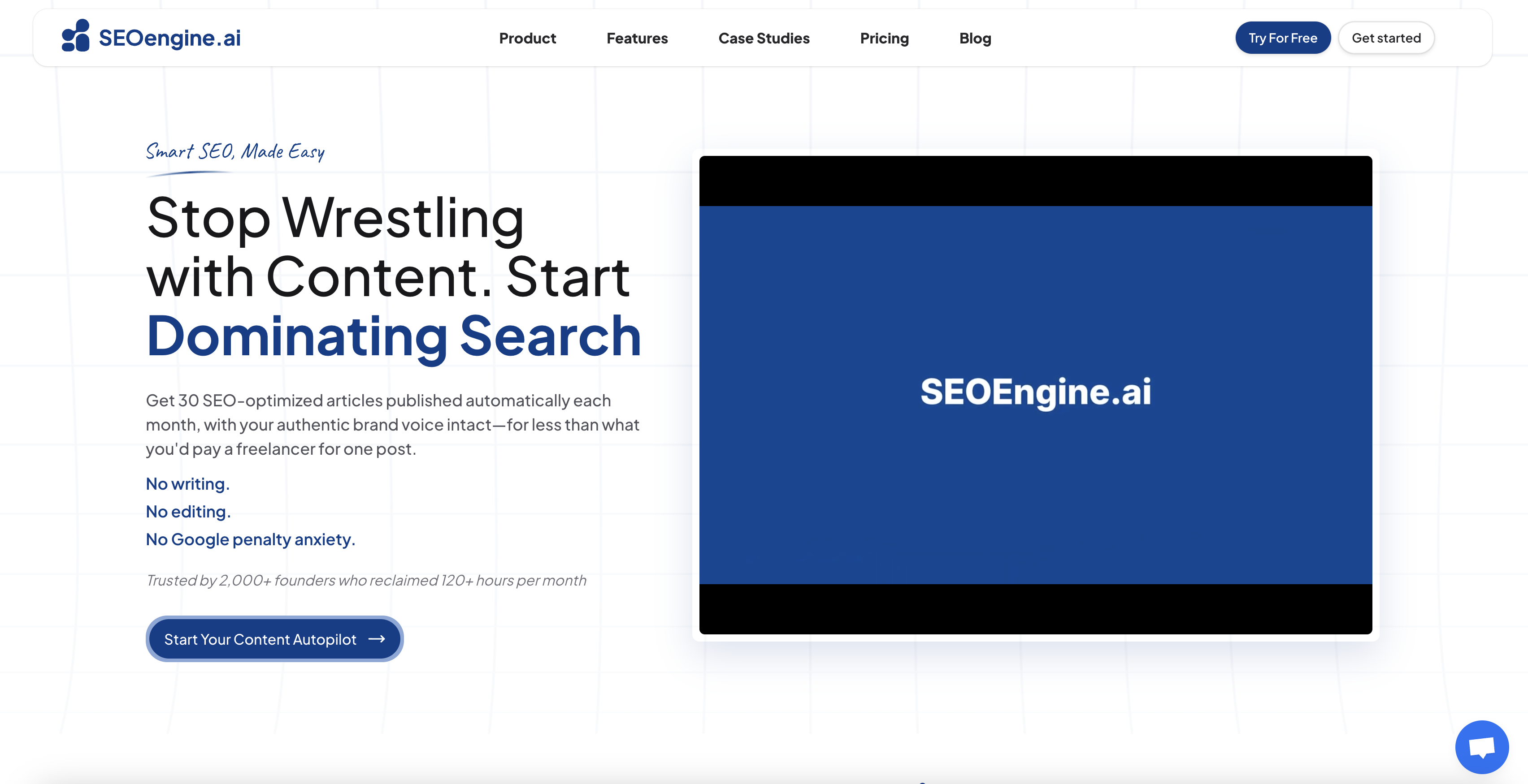 Cover image for SEOEngine AI: Stop Wrestling with Content. Start Dominating Search