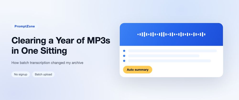 Cover image for How I Stopped Splitting Long Recordings Into Smaller Files
