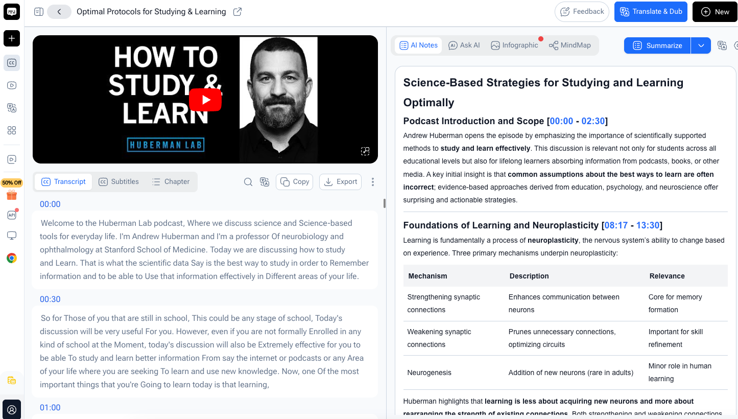 Transcribe Video to Text - Free AI Video & Audio Transcription Tool Online, Unlimited & No Sign-up | Video Transcriber AI