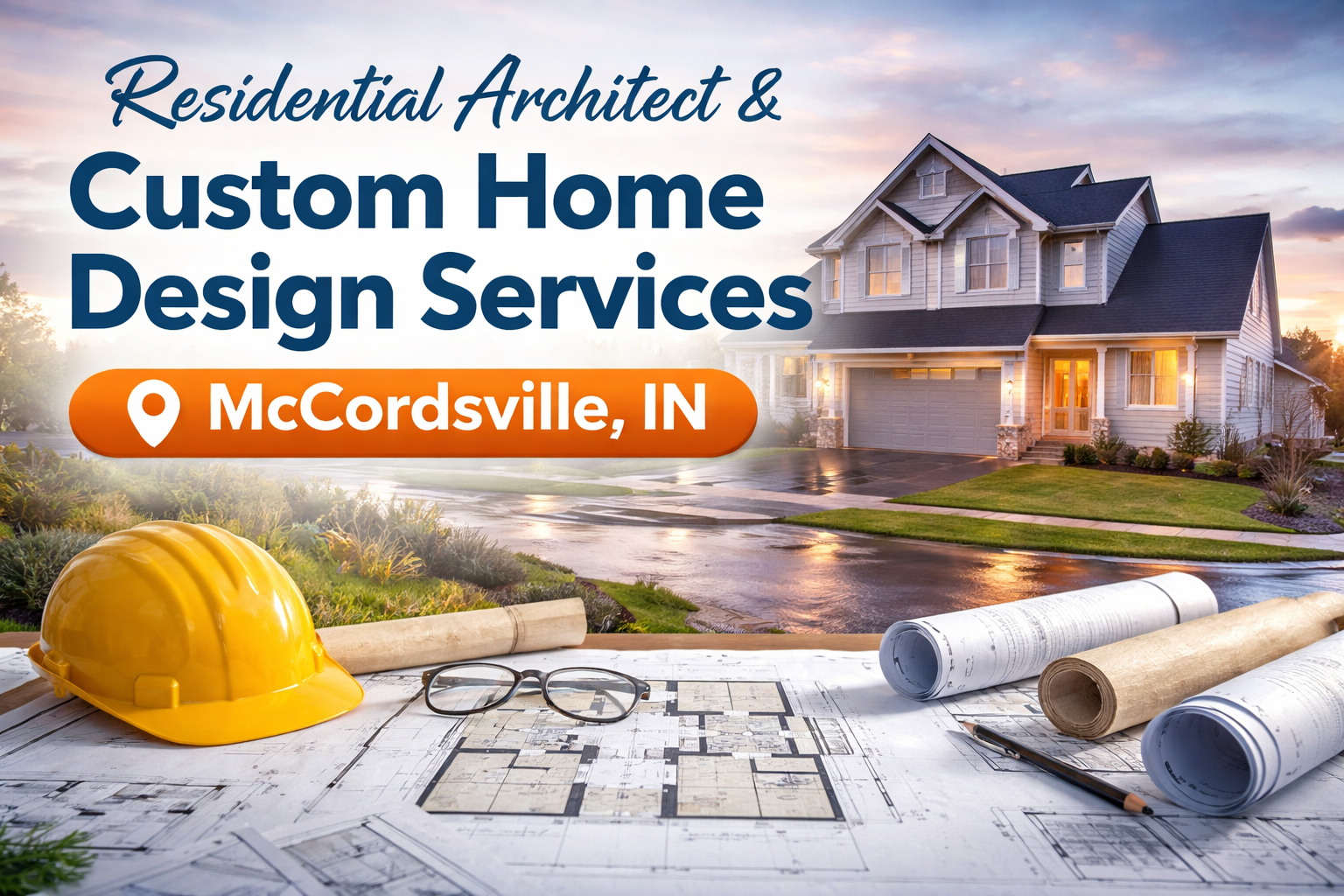 Cover image for Custom Home Designer and Architect Builder Services in McCordsville IN