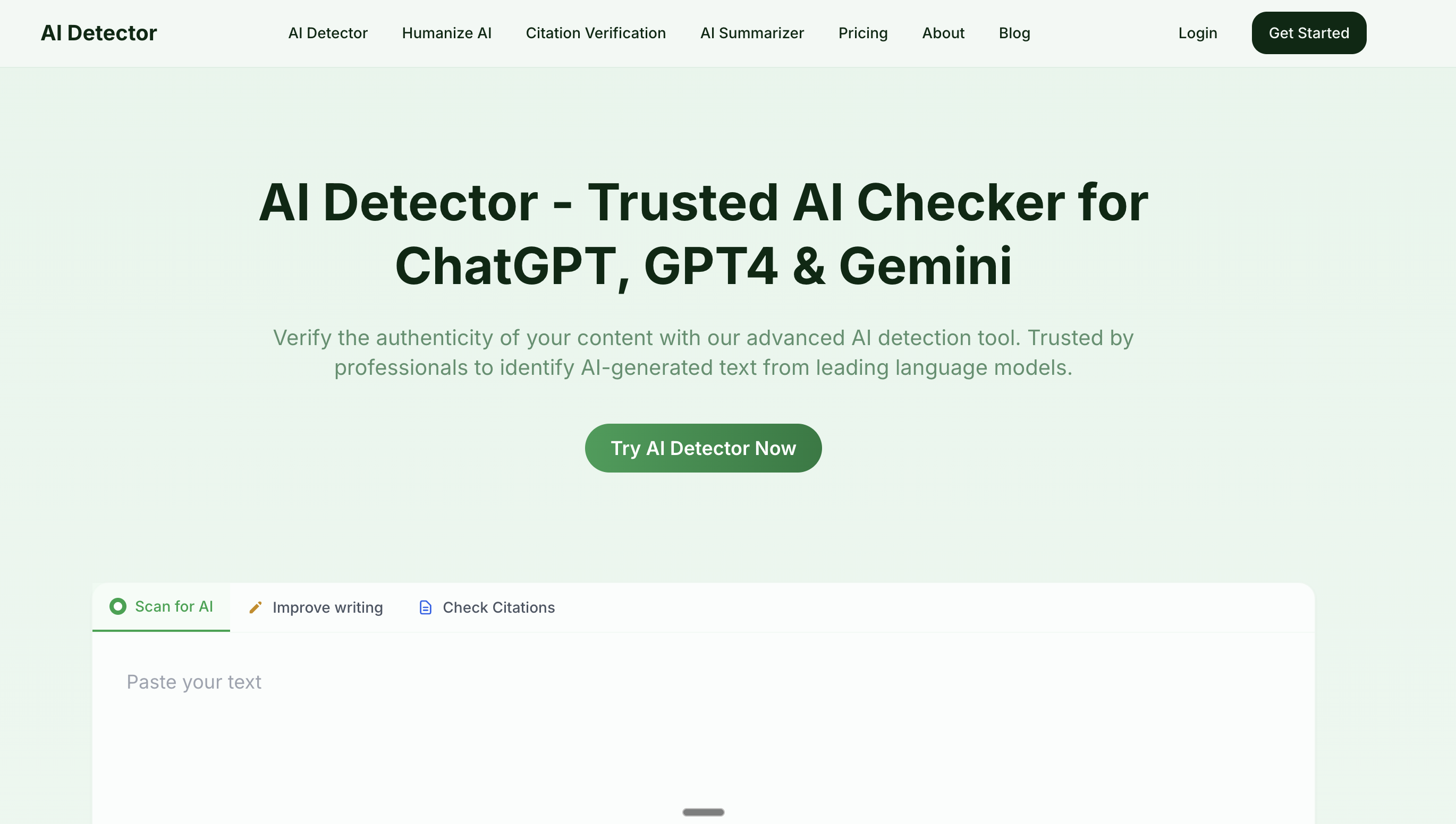 Cover image for AI Detector