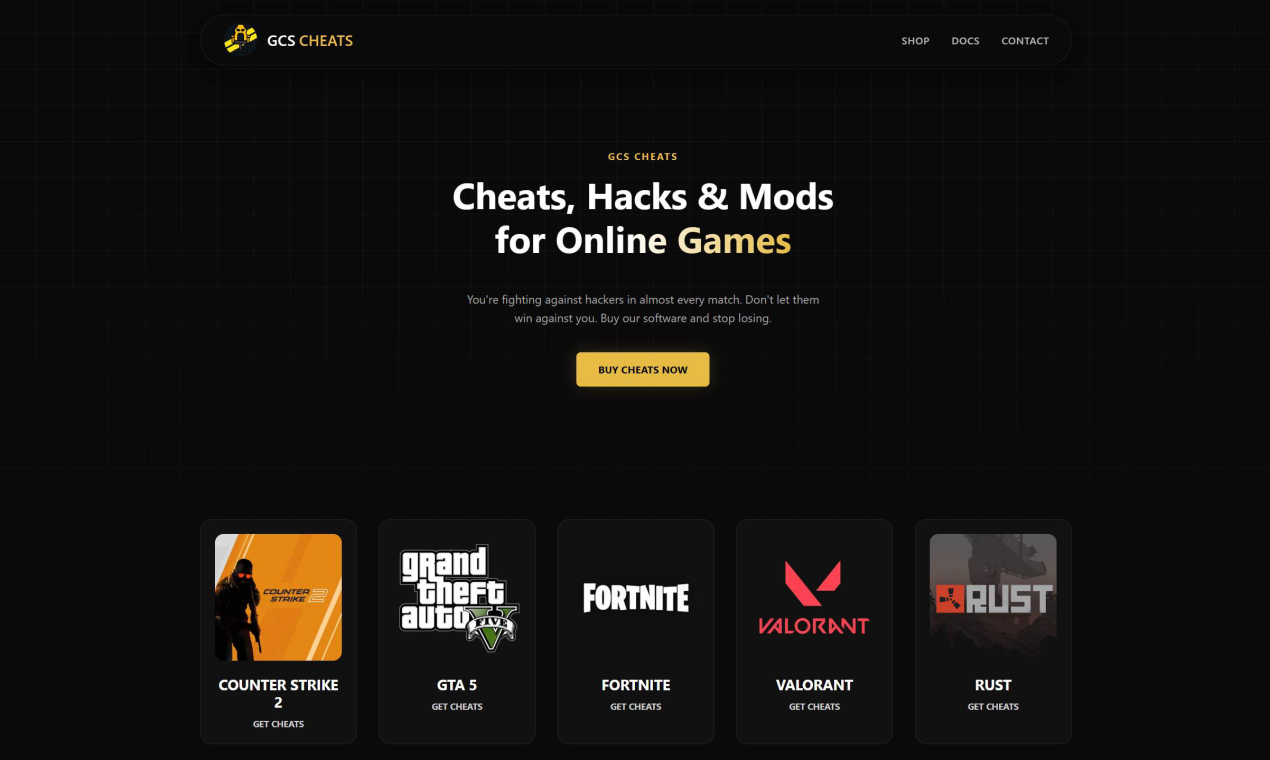 Cover image for GCS Cheats