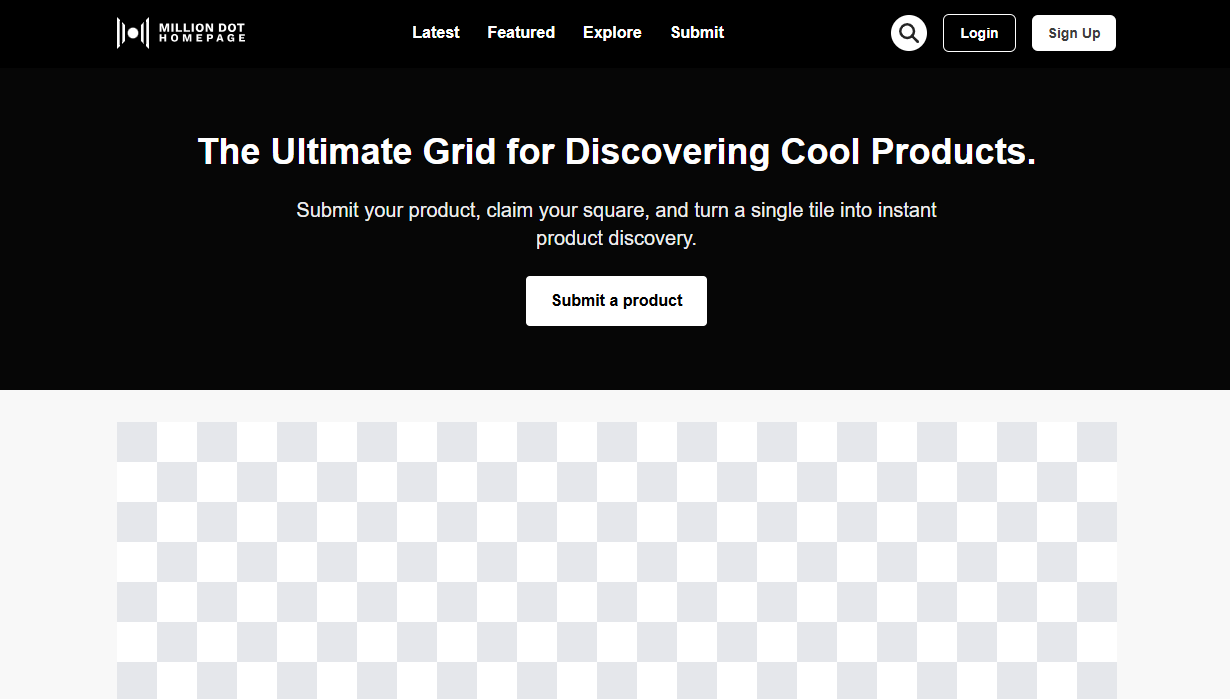 Cover image for Million Dot Homepage