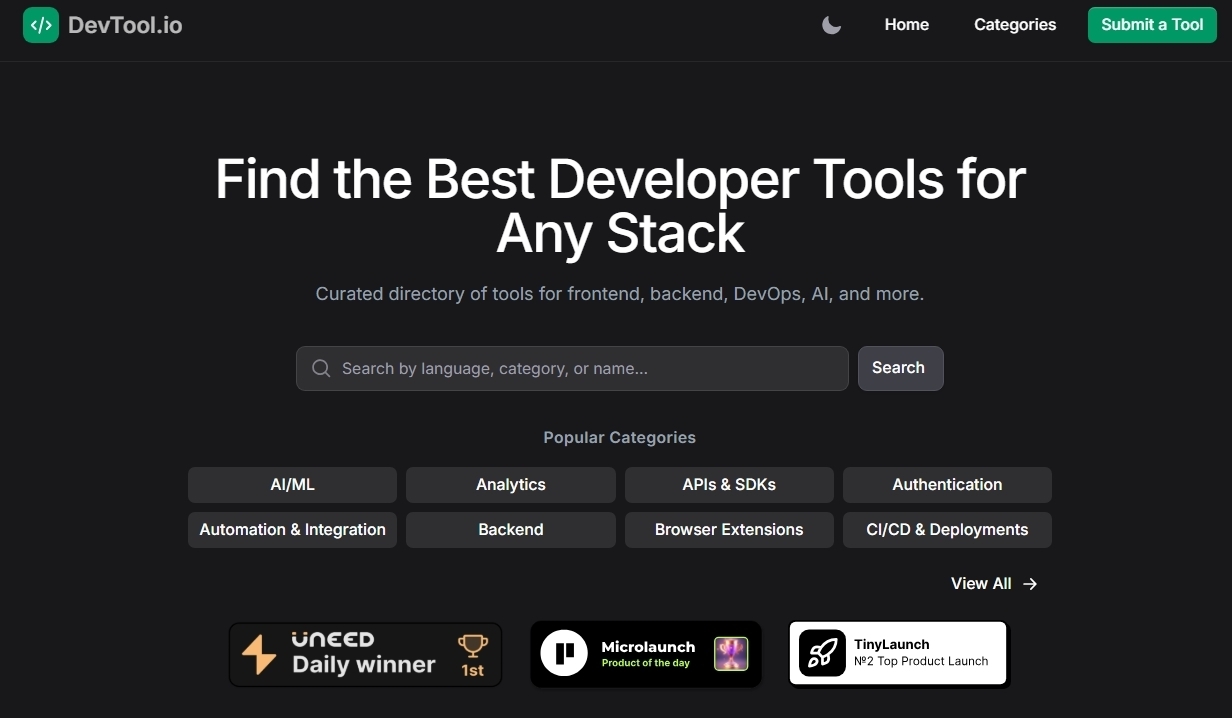 Cover image for DevTool.io