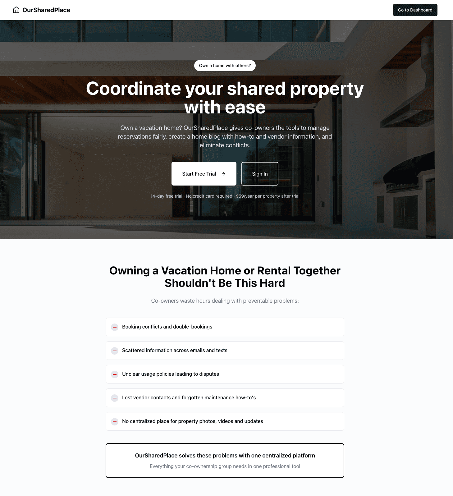 Cover image for OurSharedPlace