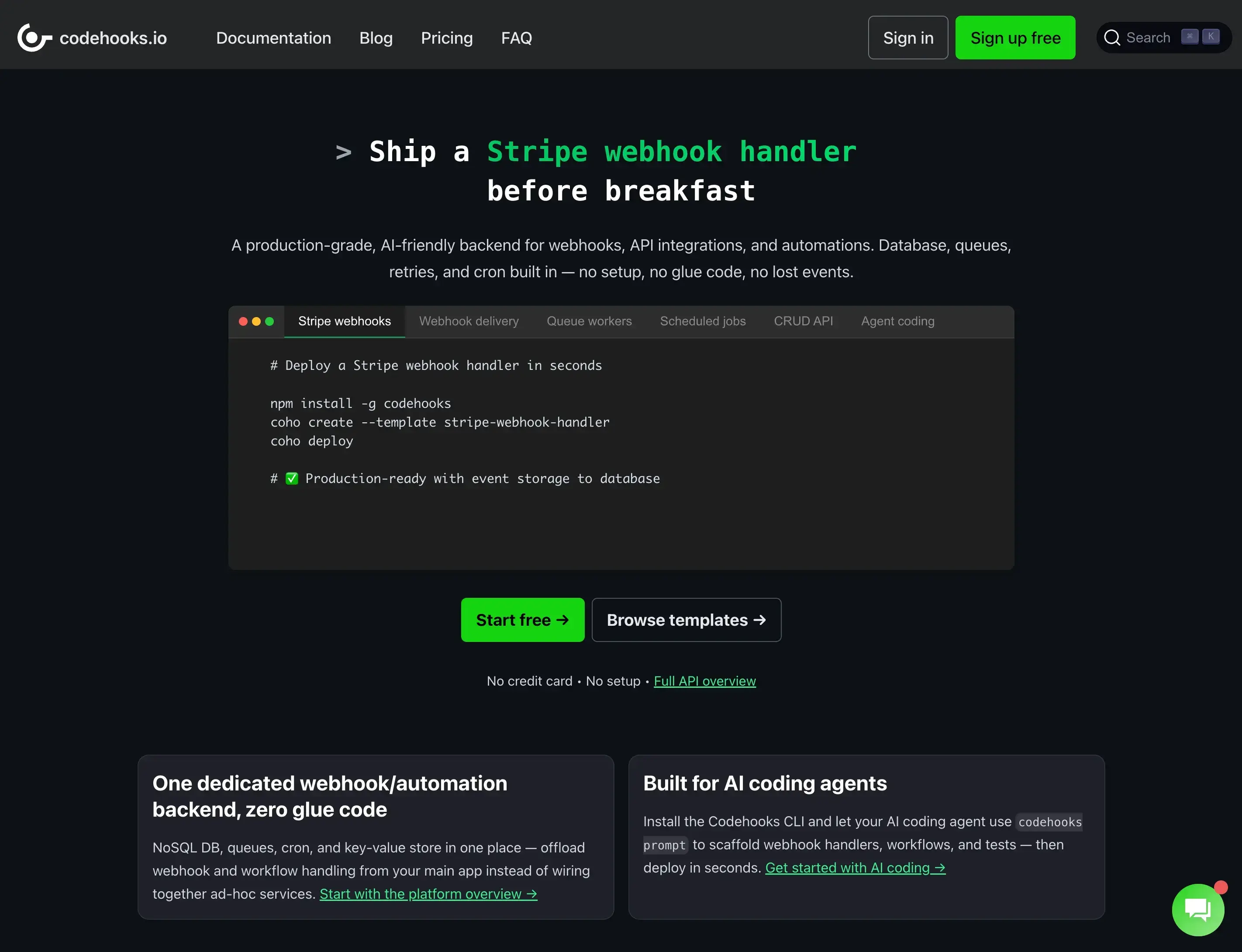 Cover image for Codehooks