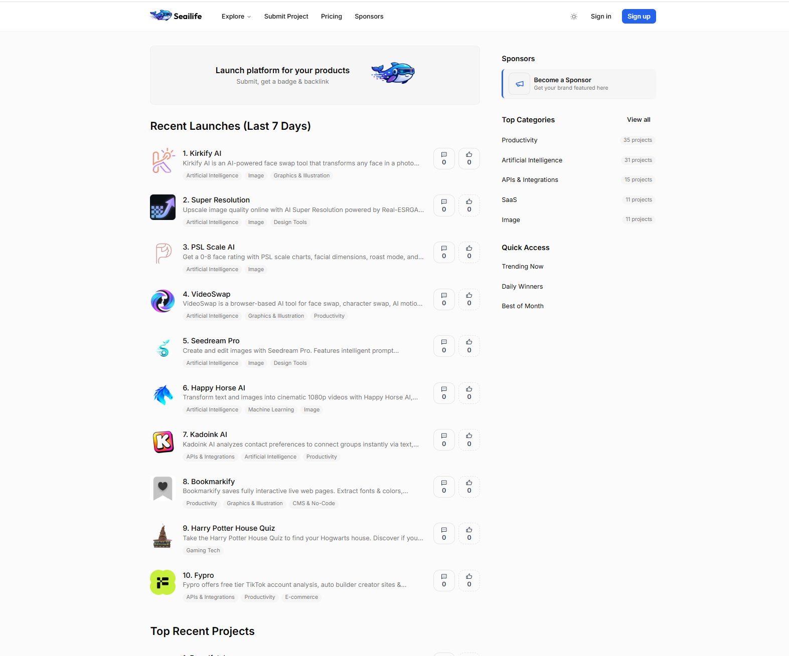 Cover image for Seailife: One-Stop Curated Directory For All AI Tools & Web Utilities