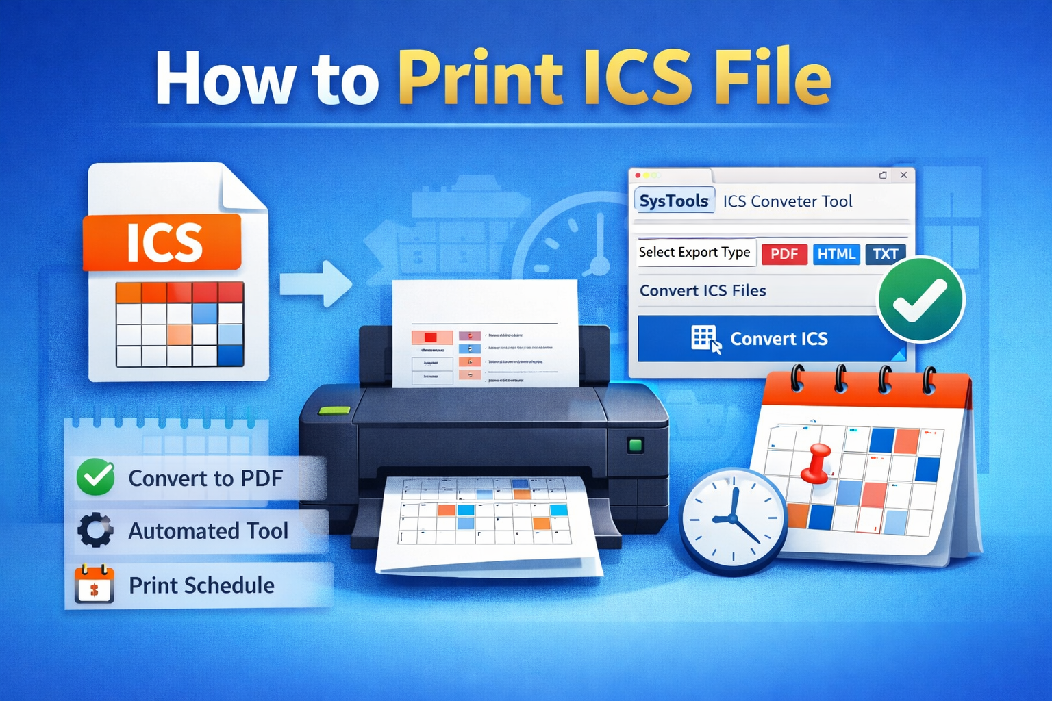 Cover image for How to Print ICS File? Effective Guide