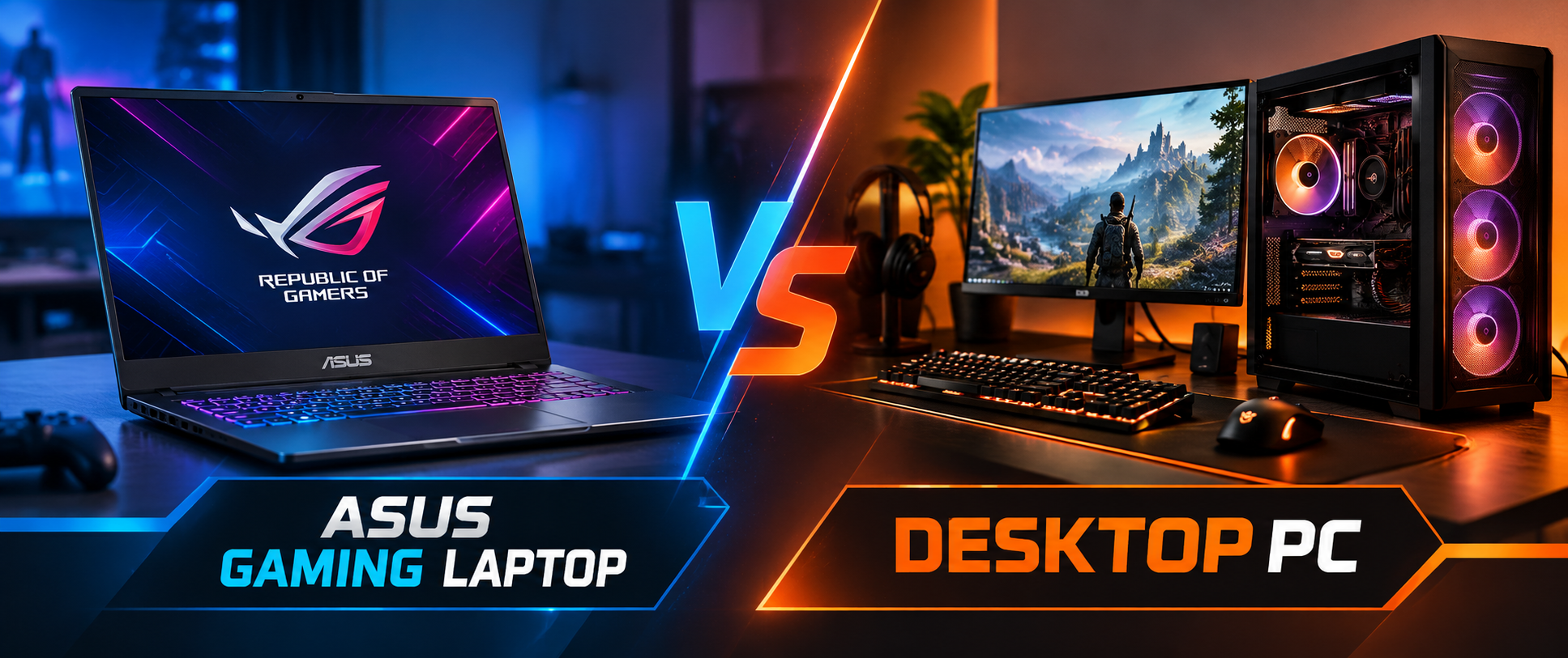 Cover image for ASUS Gaming Laptop vs Desktop PC
