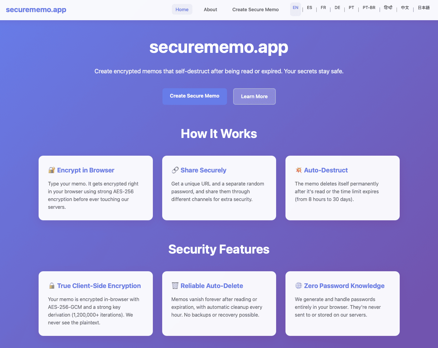 Cover image for securememo.app