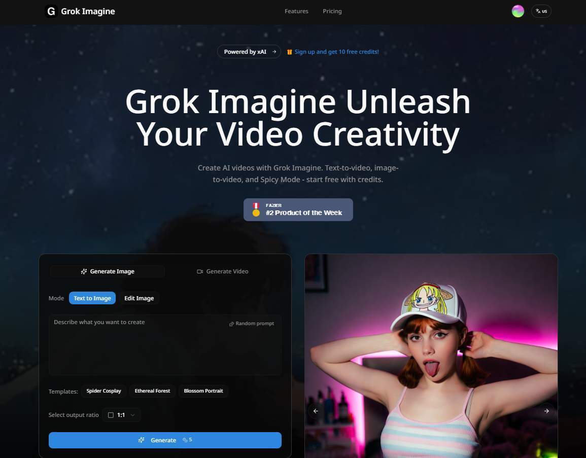 Cover image for Grok Imagine