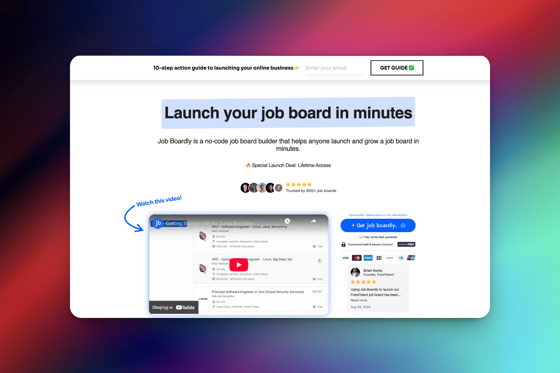 Cover image for Job Boardly