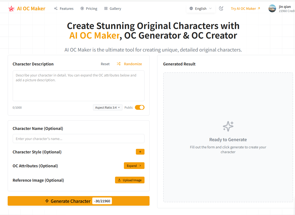 Cover image for Unleash Your Creativity with AIOCMaker – The Ultimate AI Original Character Generator!