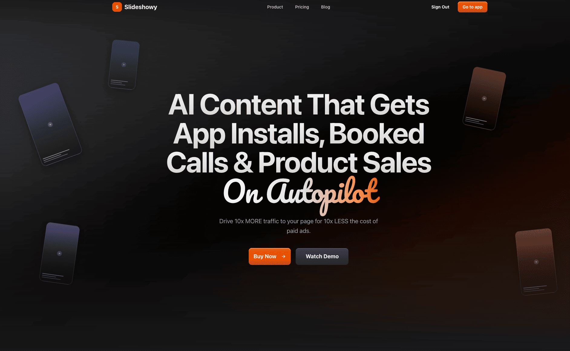 Cover image for Slideshowy: Viral AI Content That Drives Results