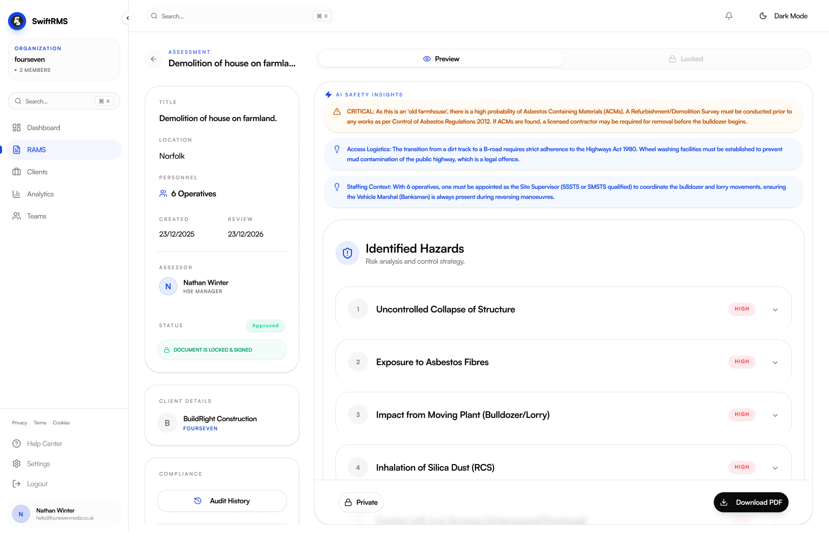 Cover image for swiftRMS