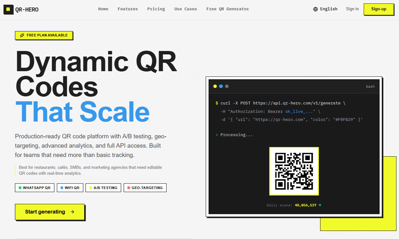 Cover image for QR Hero