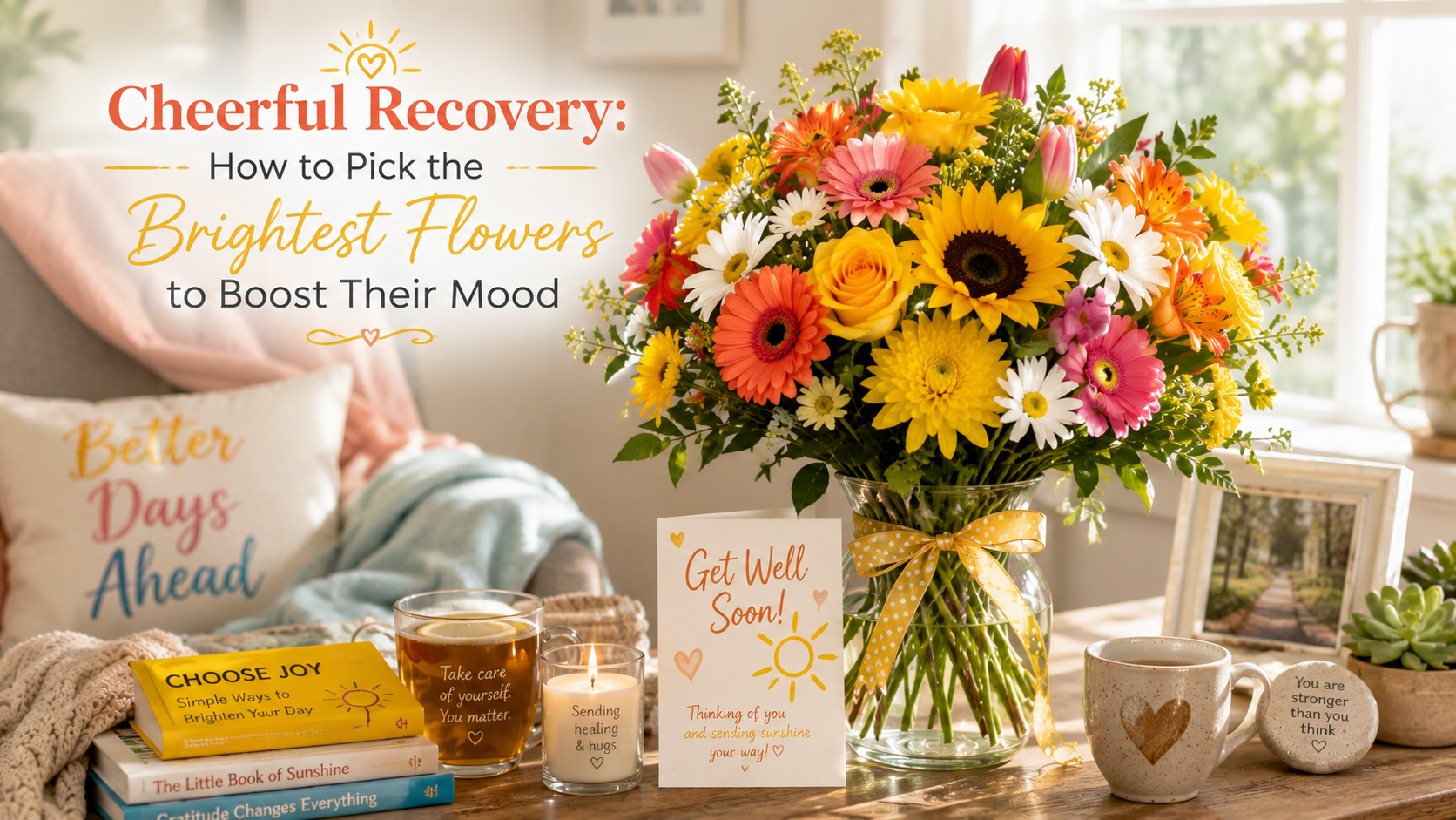 Cover image for Cheerful Recovery: How to Pick the Brightest Flowers to Boost Their Mood