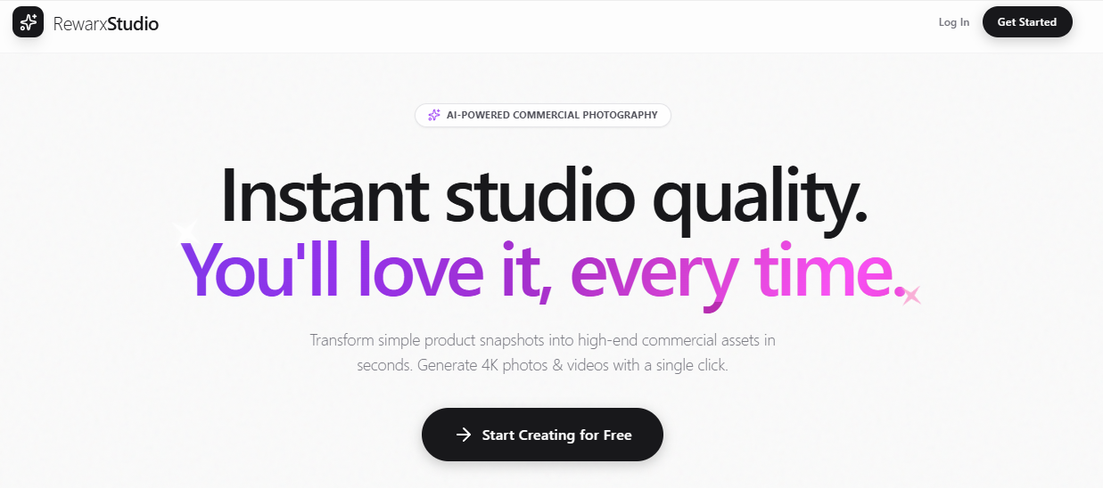 Cover image for Rewarx Studio AI Product Photography