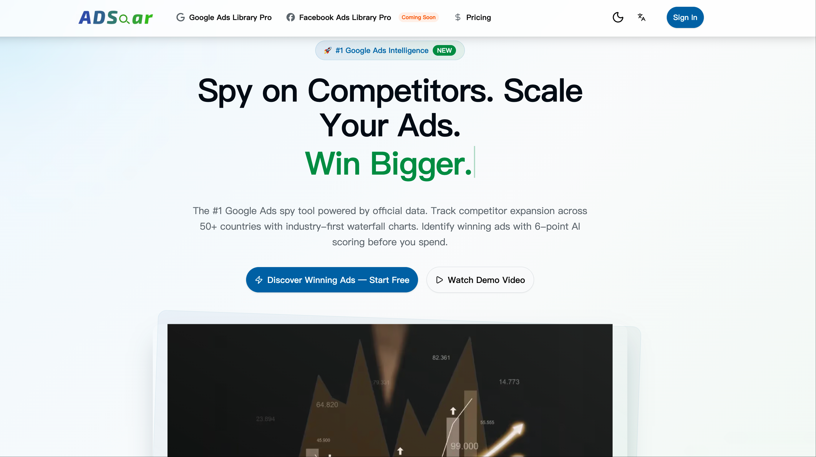 Cover image for ADSoar — Find winning ad angles fast (competitor creative intel + scoring)