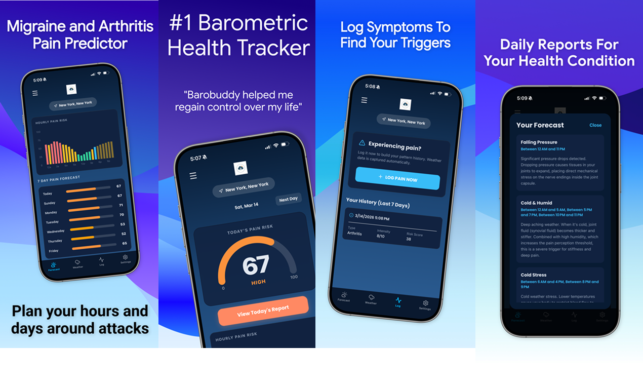 Cover image for BaroBuddy-Predict pain 24-48 hours before it hits